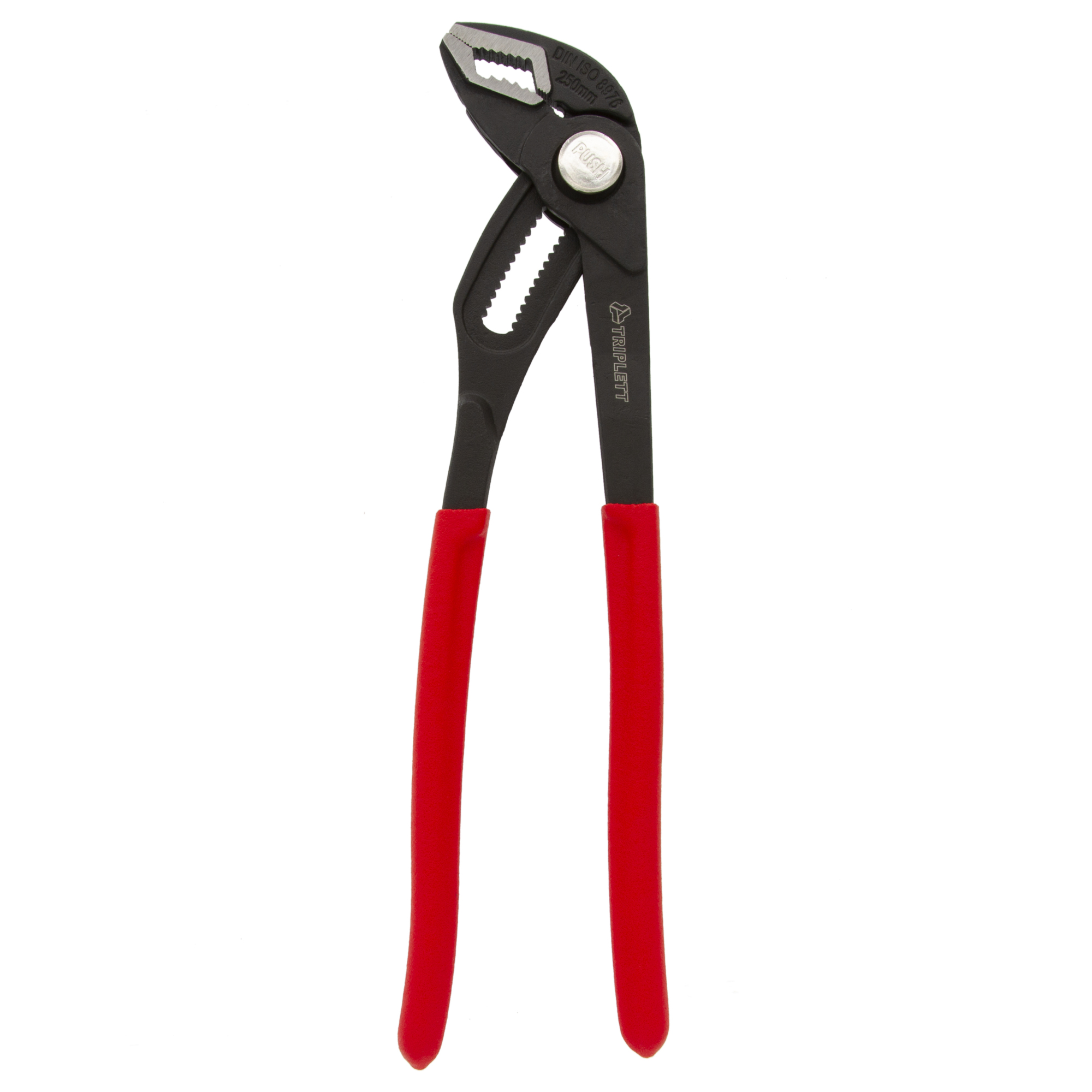 Triplett Tongue and Groove Plier — 10in., 1.9in. Capacity, 19 Position Adjustments, PVC Dipped Handles, Model# TT-280